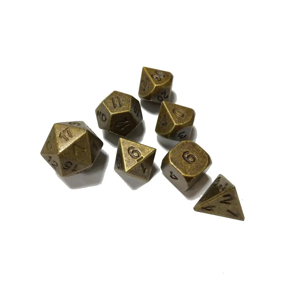 Прямая продажа с фабрики Подземелья и Драконы 7 шт./компл. креативные RPG кости D &