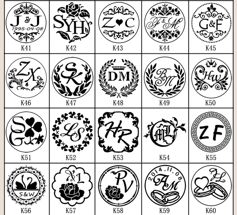 Подгонянный воск печать логотип Персонализированное изображение заказное уплотнение воск уплотнение штамп Свадебное приглашение ретро старинный штамп на заказ