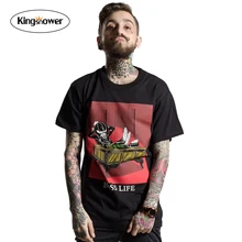 Men’s Popular 2016 Summer Europe Leisure Round Collar “BABY” Printed Cotton Men’s T-shirt Short Sleeve T Shirts Tops Tee JA2119