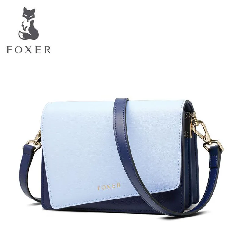FOXER 2019 Новая женская кожаная сумка Модные Качественные роскошные сумки из