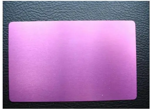 

100pcs laser engraved Metal Business Cards Blanks 3.4x2.1in Thicknes (0.45mm)