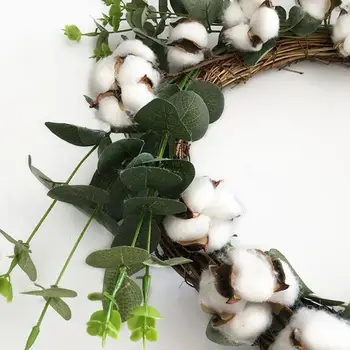 

New Style Cotton Garland Christmas Halloween Threshold Garland Decoration Wreath