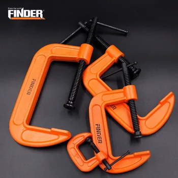 Heavy Duty Fast Woodworking G Type Clamp Clip Thickening G-type Tool Quick Ratchet Release Squeeze Work Spreader Gadget DIY Tool uneefull 6 34 inch quick ratchet release speed squeeze wood working work bar clamp f clip spreader gadget tool diy hand tools