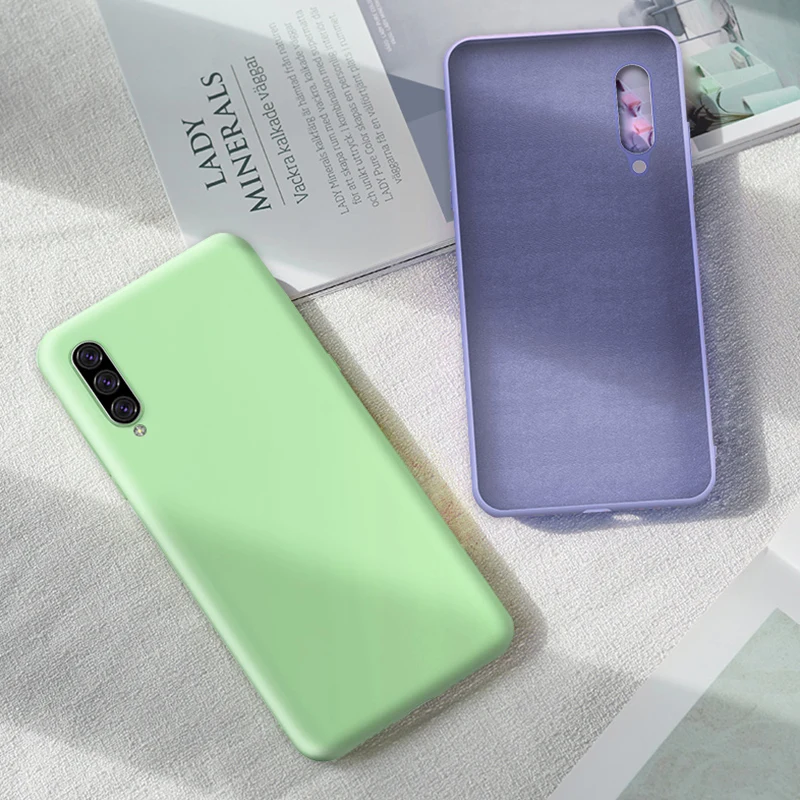 

For Samsung Galaxy A50 Case Original Soft Summer Liquid Silicone Cover For Samsung Galaxy A7 2018 A70 A20 A30 M10 M20 A40 Case