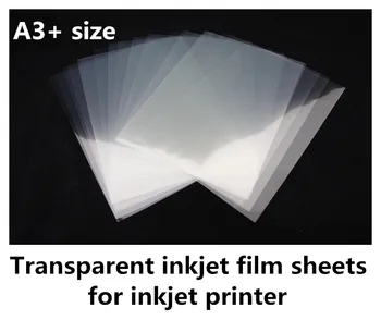 

100mic thickness A3+ size inkjet clear film sheets 200 sheets wholesale
