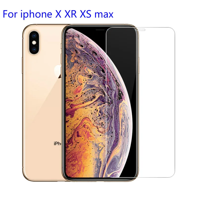 Закаленное стекло 2.5D 0 26 мм для iphone xs max защита экрана 9H премиум iPhone XR X 6 7 8 Plus