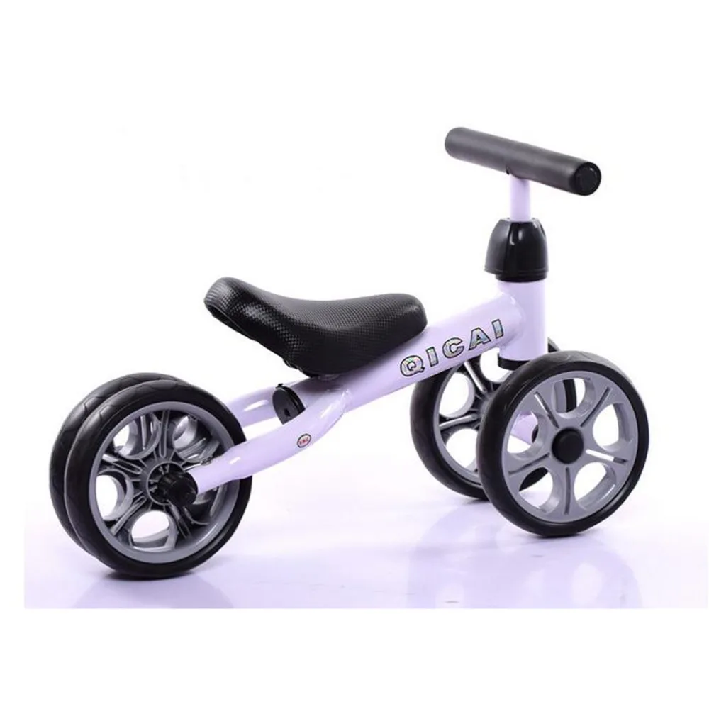 Любовь@ Детский самокат 1-2 года старый сбалансированный автомобиль трицикл Младенцы три колеса велосипеда ходунки