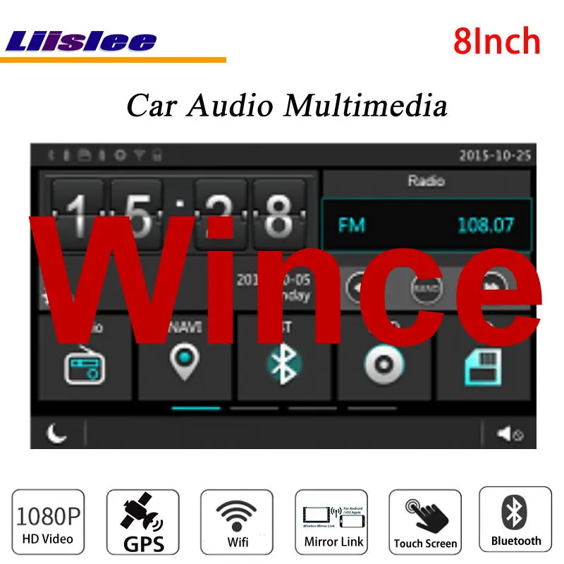 Liislee для Toyota Hilux SW4 стерео Android радио dvd-плеер 3g Wifi BT tv gps Карта Навигация 1080P система дизайн NAVI - Цвет: Wince