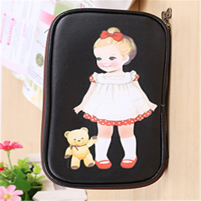 

New Pattern Girl Multifunctional Makeup Bags Cosmetic Bag Candy Color High Capacity Storage Bag Wholesale