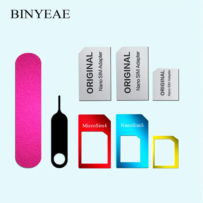 

Nano Micro Standard Sim Card Adapter Converter abrasive Bar Tray Needle For Alcatel One Touch POP 2 3 4S 4 Plus S3 S7 D5 C7 C9