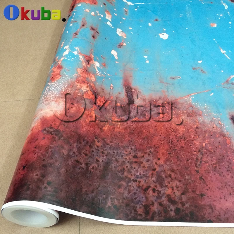 

Iron Blue Rust Vinyl Car Wrap Rusty Style Stickerbomb Sheet Camo Vehicle Foil Full Body Car Sticker Camouflage Film1.52x30m/roll