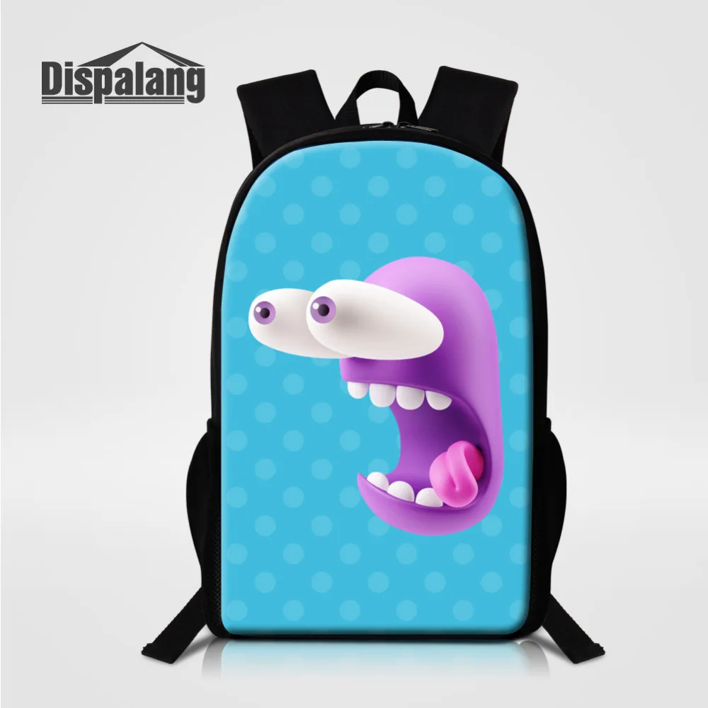 

Dispalang Cartoon Backpack Womens Daily Rucksack Screaming Worm School Bags Kids Bagpack Children Travel Bag Mochila Feminina