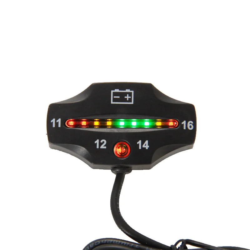 indicateur de Batterie Wosune Affichage de la quantité électrique indicateur de Batterie de vélo léger et Pratique pour Le Cyclisme 
