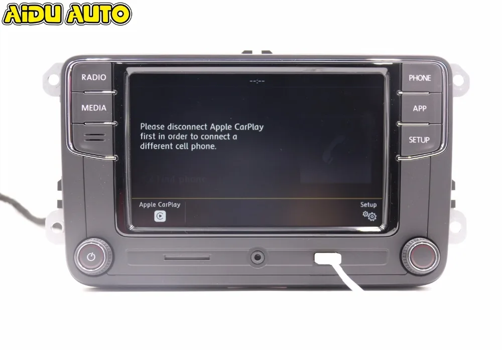 RCD330 RCD330G Plus Carplay MIB радио для автомагнитола VW Golf 5 6 Jetta MK5 MK6 CC Tiguan Passat B6 B7 поло touran 6RD035187B Mirrorlink 1 ГБ