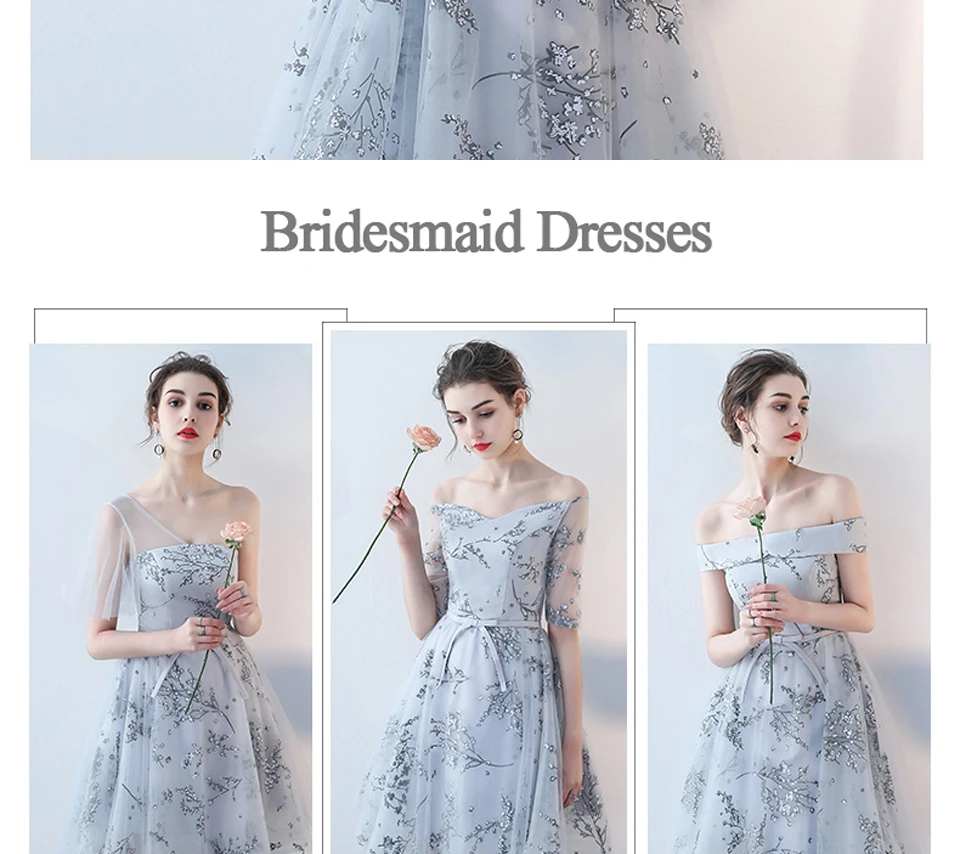 Elegant Printing Sleeveless Short Bridesmaid Dress