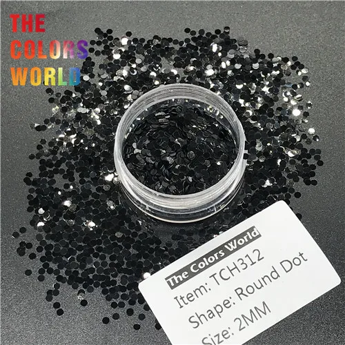 TCH312 50g TCT-223 в круглый горошек Форма растворителям матовая Цвет 2 мм блеск ногтей украшения ногтей гель лицо блеск ручной ремесел DIY - Цвет: TCH312 50g