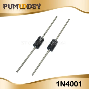 

100PCS Rectifier Diode IN4001 1A 50V DO-41 1N4001