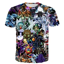 YuGiOh Monster Tee Shirt Men Women Hipster 3D t shirt Funny Duel Monsters Elf Prints tshirts Cute Anime t shirts Harajuku Tees