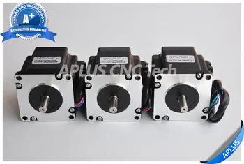 

3 PCS NEMA 24 Stepper Motor, 255oz-in 64mm 3.0A, 1.8degree, 4wires