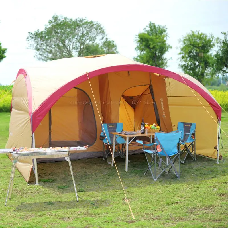 

Camping canopy tent outdoor large rainproof sunscreen sunshade tent cloth awning gazebo