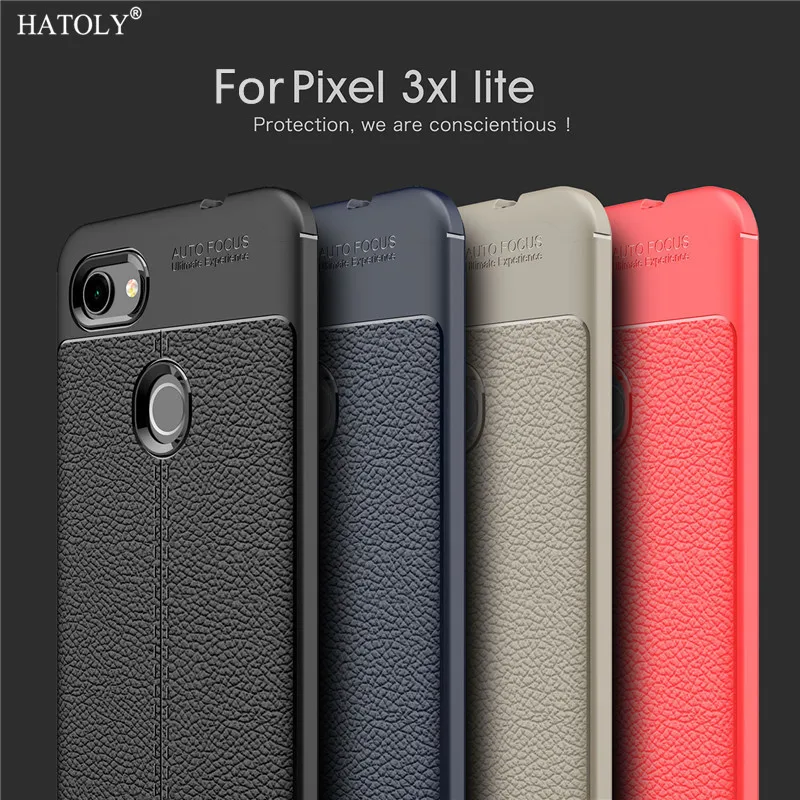 

For Cover Google Pixel 3XL Lite Case Capas Silicon Leather Case For Google Pixel 3XL Lite Bumper Phone Case Funda Case