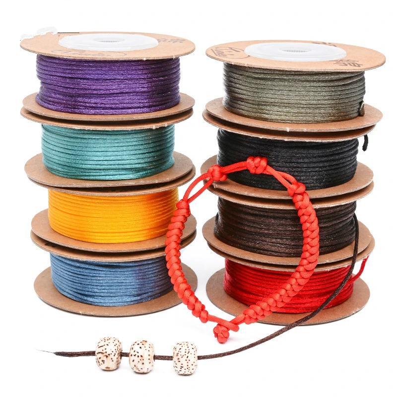 

MOQ=1PC Luck Jewel 1.2mm Cords roll pendants jewelry making nonelastic Thick rope Handmade DIY Necklace Bracelet Accessories