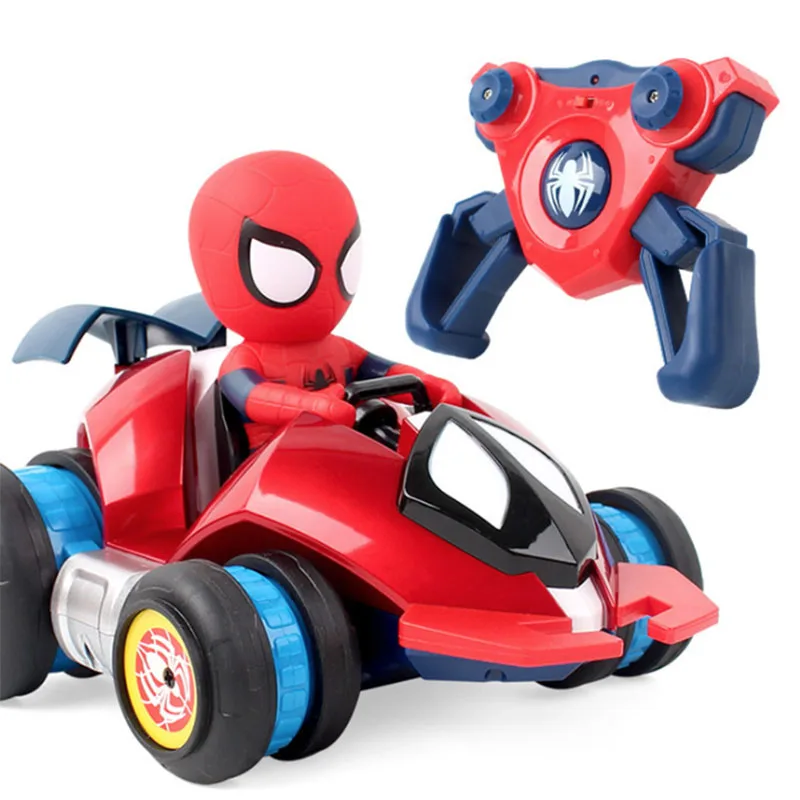 

Spider-man Remote Control Car Remote Control Deformation Stunt Car Magic Wheel Four-wheel Drive Racing Drift Racing Children's T
