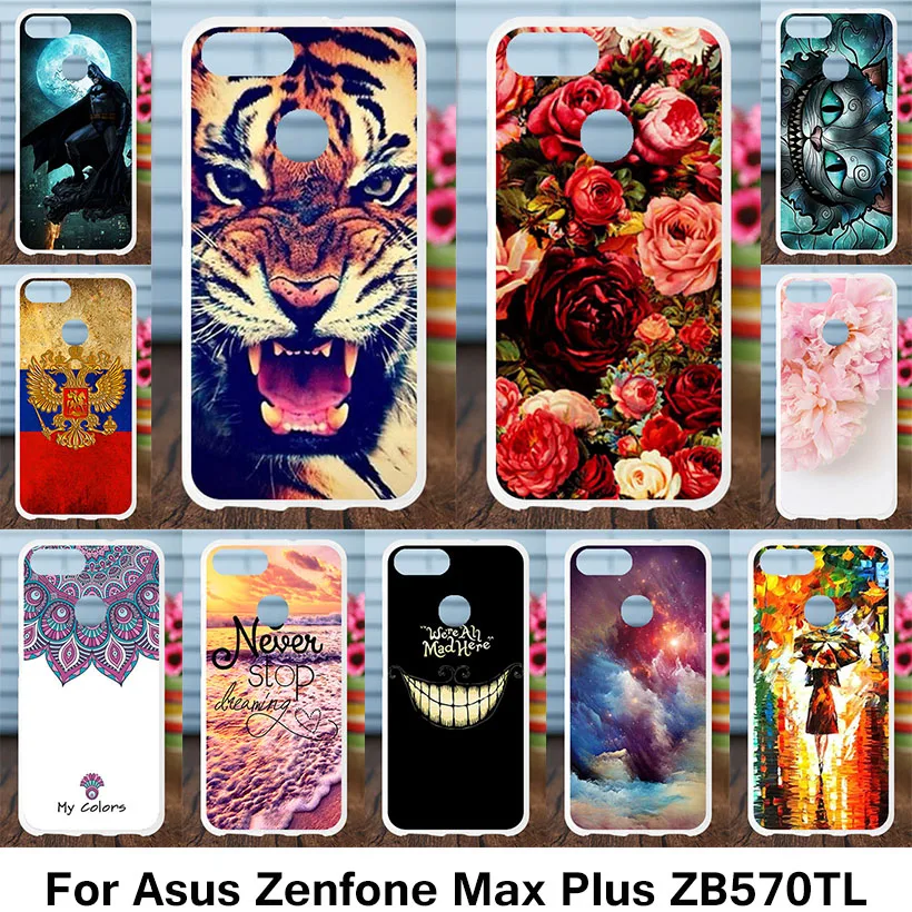

Ojeleye Case For Asus Zenfone Max Plus Case Silicon Patterned For Asus Zenfone Max Plus (M1) ZB570TL Cover Anti-Knock X018DC