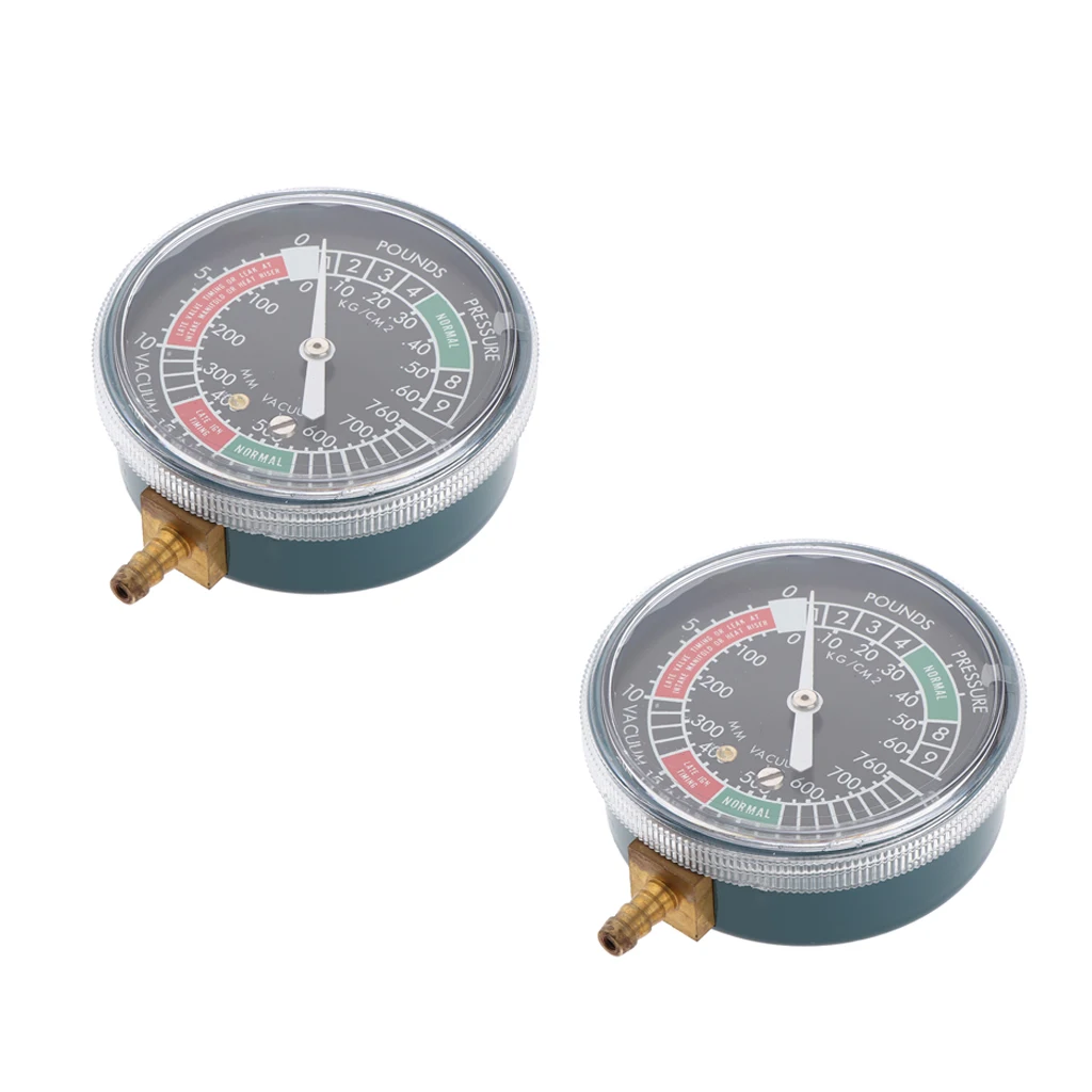 2X Carburetor Carb Synchronizer Vacuum Gauge Tool Balancer Blue Casing for Motorbike