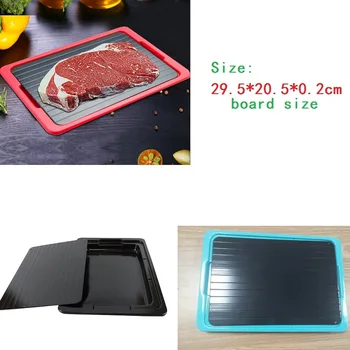 

Dorpshipping Fast Frozen Defrosting Tray Thaw With Plate Safe Aluminum No Electricity Chemicals