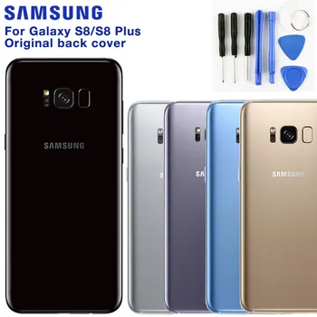

Original Samsung Glass Housing Back Cover Cases For SAMSUNG S8 S8 Plus S8+ S8plus SM-G955 S8 G9500 Phone Rear Battery Door