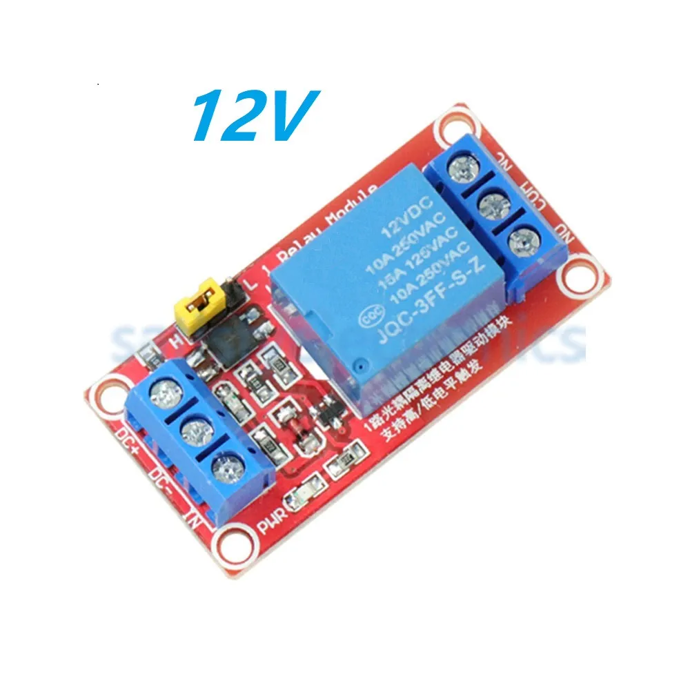 DC 5 в 9 в 12 В 24 В 1 канальный релейный модуль с оптроном щит высокий и низкий уровень триггера модуль питания
