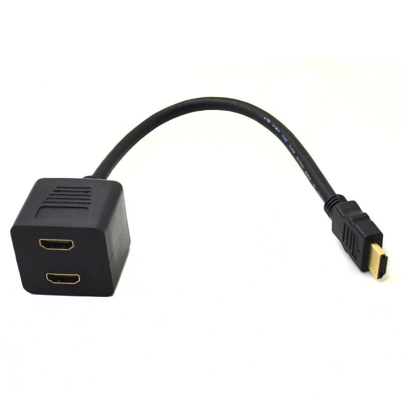 New V1.3 HDMI Split 3d 1080p Male To HDMI Female Y HDMI 1 in 2 out