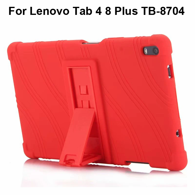 

For Lenovo Tab 4 8 Plus Silicone Case Cover Tab4 8Plus TB-8704 Protector TB-8704F 8704X 8704N Soft Casing Shell Capa Fundas