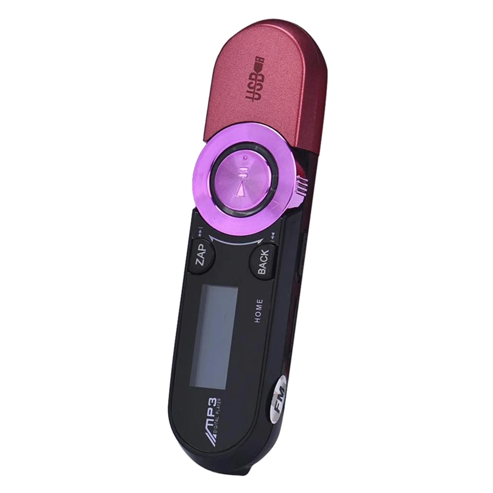 HOT LCD USB карта MP3 плеер 16 GB Lcd Usb экран радио музыка FM ТВ флэш (розовый/синий)|MP3-плееры|