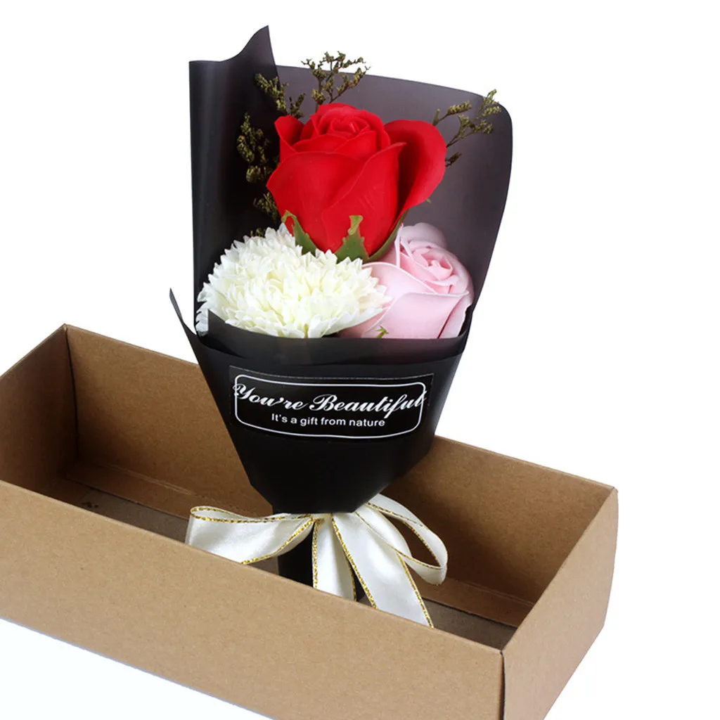 

Box Scented Bath Body Petal Rose Flower Soap Wedding Decoration Gift Best #XTN