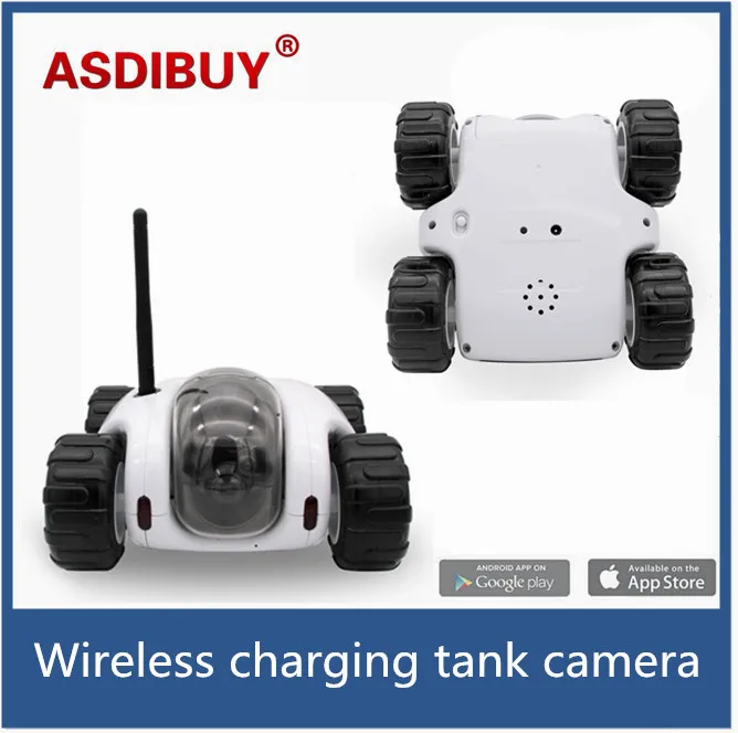 New 1 3MP resolution WiFi Car tank Remote Robot Camera Car Remote Control home security camera