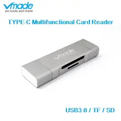 Vmade высокое качество мини Тип C и Micro OTG Multi-function TF/SD Card Reader высокая скорость USB 3,0 для Android/Xiaomi/huawei