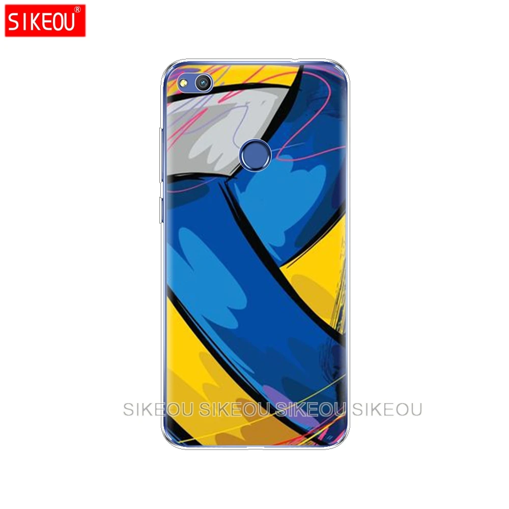 Силиконовый чехол для телефона Huawei P20 P7 P8 P9 P10 Lite Plus Pro 2017 p smart 2018 волейбол