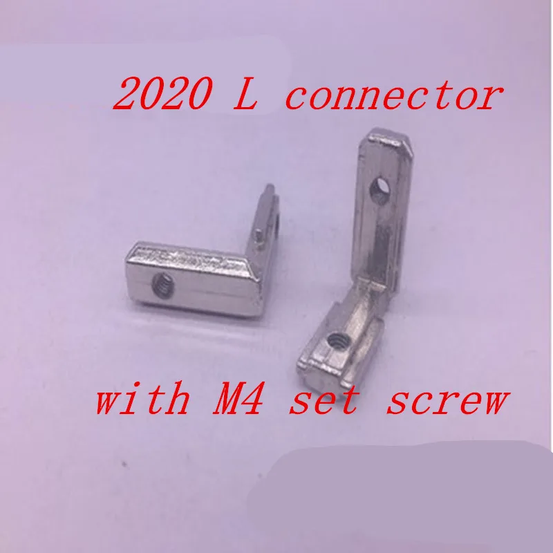 10PC T slot L type 90 degree EU standard 2020 aluminum profile Inside corner connector bracket with M5 screw | Обустройство дома