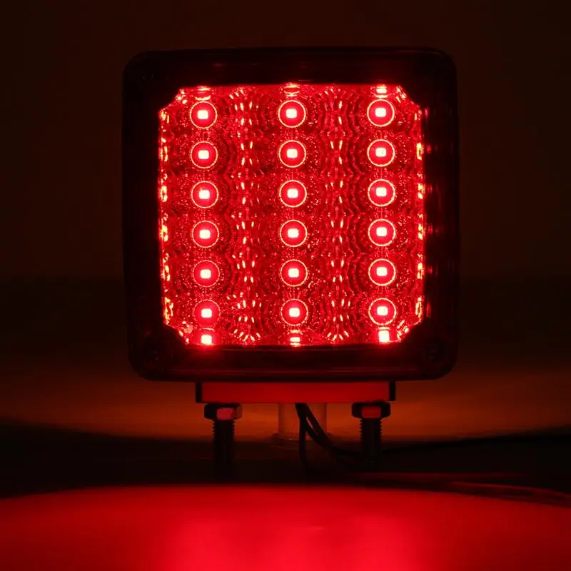 1 пара светодиодный автомобильный Боковой габаритный фонарь стоп-лампа для поворотного сигнала задний фонарь для 12 в грузовик прицеп грузовик красный желтый