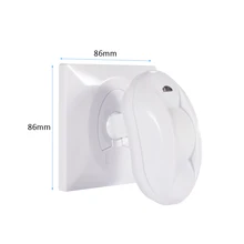 (1 pcs) Wall Mounted 86mm Holder Pull-Flag wired Curtain PIR Motion sensor Burglar alarm detector For security home system