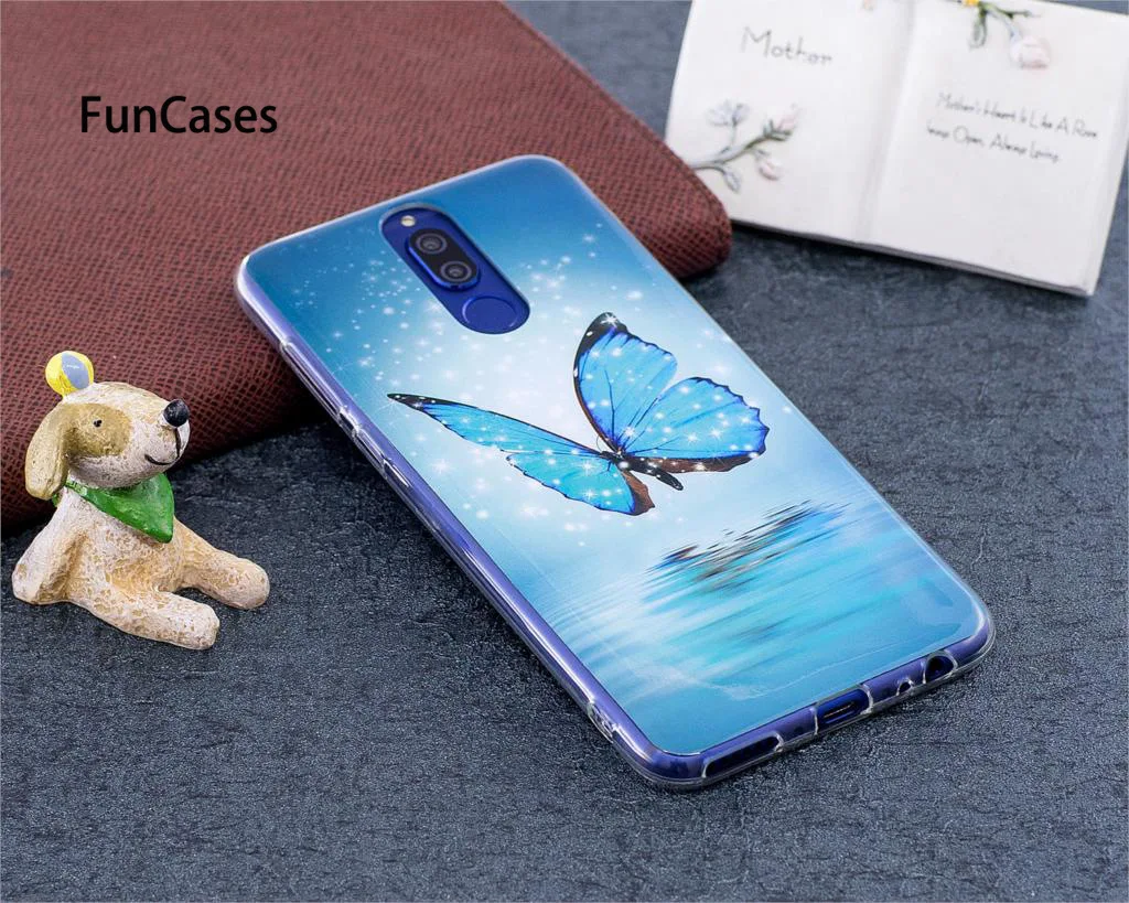 Светящийся чехол для huawei Nova 2i RNE L21 L22 L02 силиконовый мягкий телефона из ТПУ по Nova2i