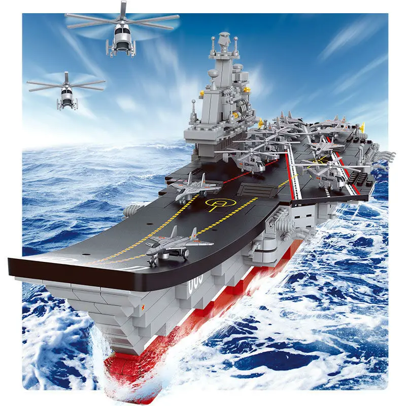 

1059Pcs 0399 0577 Military Cruise Ship RMS Titanic Boat 3D Building Blocks Warship Weapon Helicopters Compatible Legoings Toys