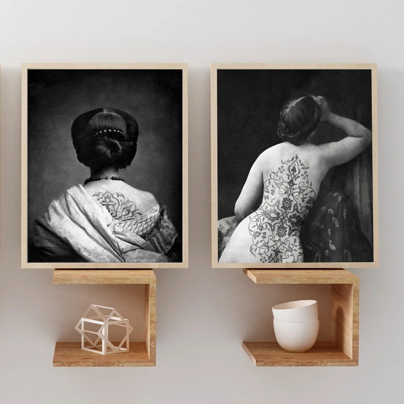 Arabesque Tattoo Canvas Prints