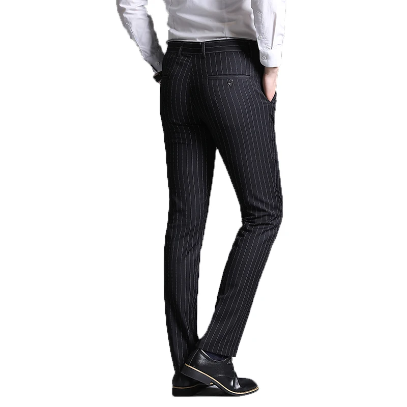 Mens Dress Pants 2019 Men Business Pant Suits Men Pants Slim Ft Stripe Trousers Male Formal Pants Pantalon de Vestir Para Hombre Mens Dress Pants 2019 Men Business Pant Suits Men Pants Slim Ft Stripe Trousers Male Formal Pants Pantalon de Vestir Para Hombre