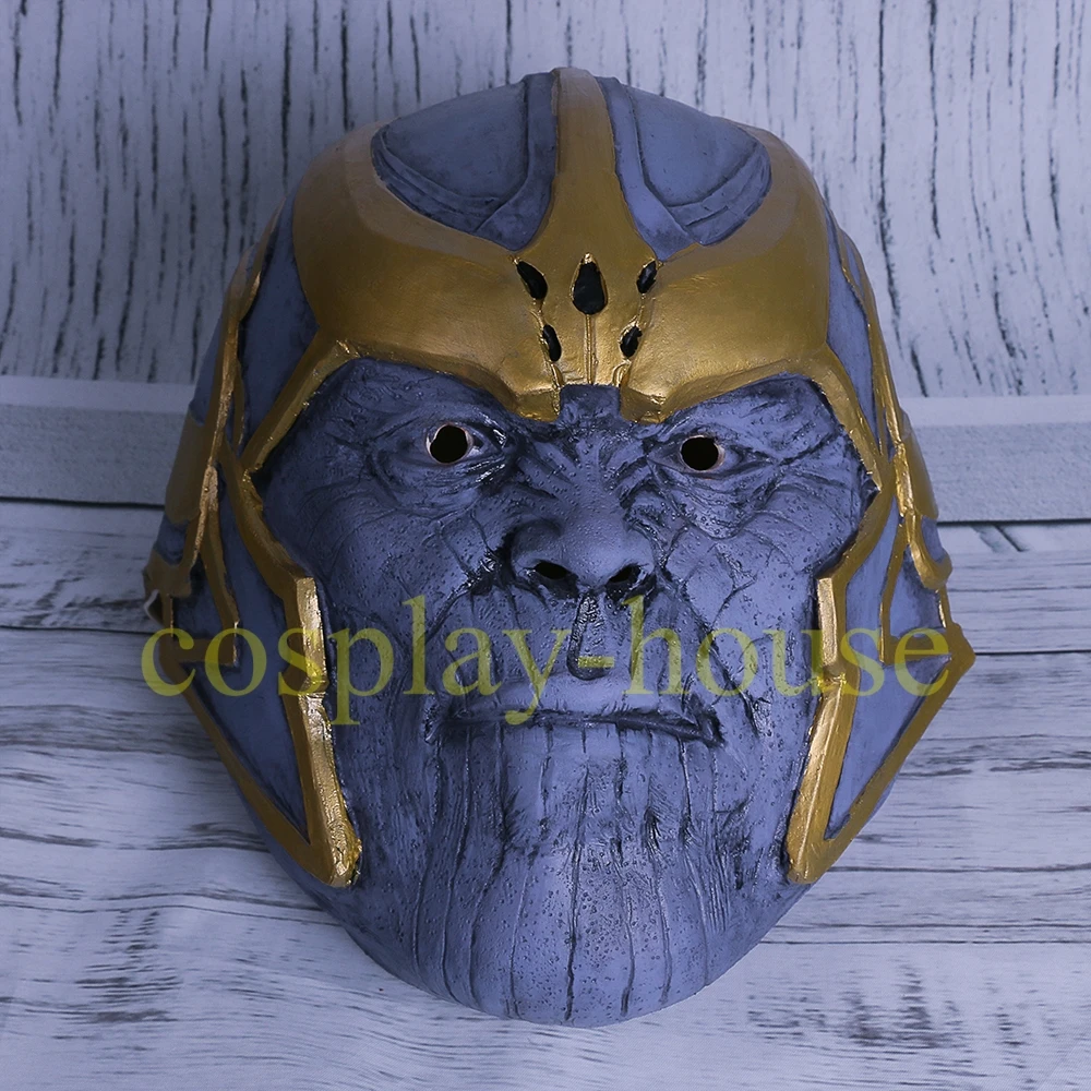 Halloween New 2018 Avengers Infinity War Thanos Cosplay Helmet Mask Full Latex Xmas Gift (4)