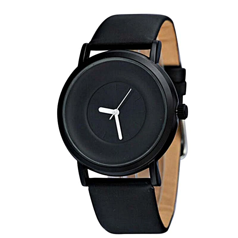 

Fashion Unisex Watches Simple Minimalist Watches Men Women Watches Leather Strap Quartz Wristwatch No Logo Watch reloj hombre