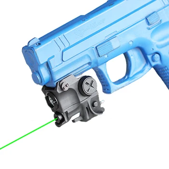 

9mm lazer light green laser gun airsoft tactical glock laser flashlight for pistol leser pointer with rechargeable battery