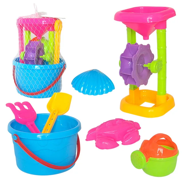 7 Pcs Set Baby Summer Water Sand Beach Toys Educational Toy For 7 Pcs Set Baby Summer Water Sand Beach Toys Educational Toy For Kids Children Boys